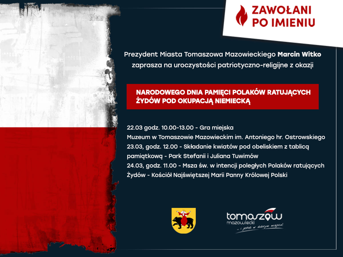 Narodowy Dzień Pamięci Polaków ratujących Żydów pod okupacją niemiecką 