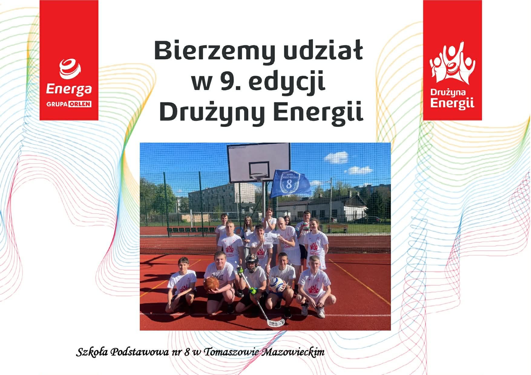 Reprezentanci naszej szkoły w 9. edycji Drużyny Energii - &Oacute;semkowa Drużyna Energii