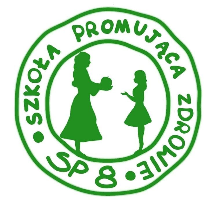 Szkoła Podstawowa nr 8 - Szkoła Promująca Zdrowie - Logo