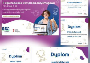 II Ogólnopolska Olimpiada Antysmogowa 2023 - Dyplomy