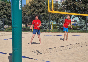 Powiatowe zawody w siatkówce plażowej