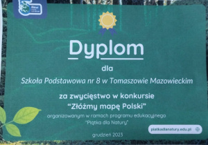 Ogólnopolski program „Piątka dla Natury” - „Złóżmy mapę Polski”