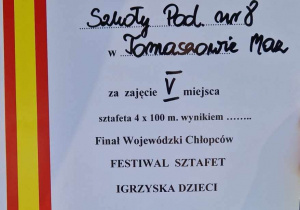 Wojewódzkie zawody w ramach Festiwalu Sztafet IMS