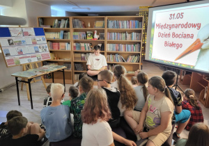 Międzynarodowy Dzień Bociana w bibliotece szkolnej