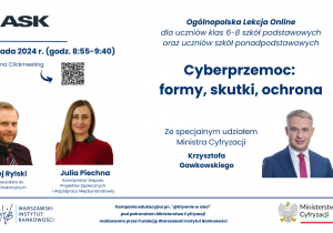 Ogólnopolska lekcja online „Cyberprzemoc: formy, skutki, ochrona”