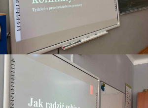 Prezentacja multimedialna na temat przeciwdziałania przemocy.