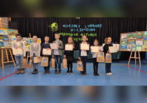 Nagrodzeni uczniowie w Miejskim Konkursie Plastycznym „Przyroda naszego regionu”