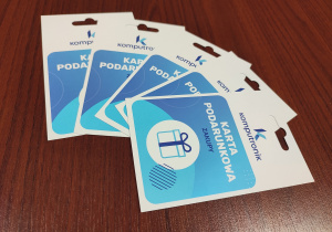 Karty podarunkowe na zakupy w Komputronik