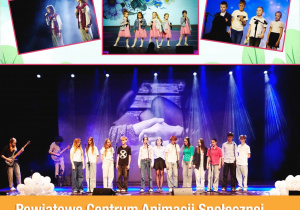 Plakat informacyjny - Dzień Rodziny! 29 kwietnia, godzina 17:00 Powiatowe Centrum Animacji Społecznej