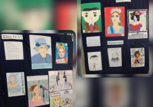 Galeria prac - Powiatowy konkurs językowo-plastyczny pod hasłem „Słynni ludzie”.