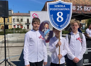Nasza delegacja na miejskich obchodach Święta Konstytucji 3 Maja