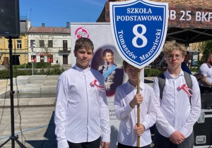 Nasza delegacja na miejskich obchodach Święta Konstytucji 3 Maja