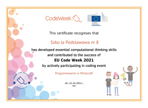 CodeWeek 2021 - Europejski Tydzień Kodowania