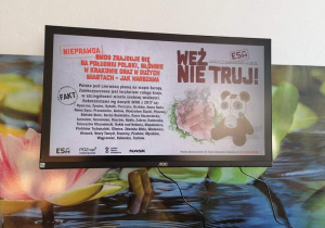 Plakat informacyjny - „Weź nie truj!” - Program na rzecz czystego powietrza