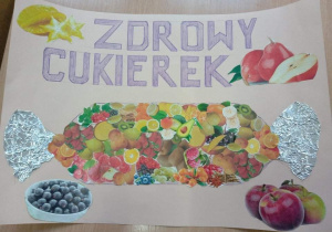 Plakat "Zdrowy cukierek"