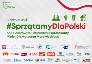 #SprzątamyDlaPolski - plakat informacyjny.