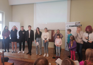 Podsumowanie projektu - „Dobra jest więcej" w siedzibie Caritas Archidiecezji Łódzkiej.