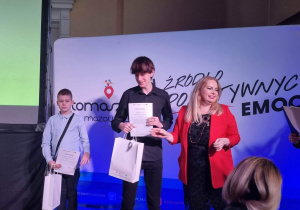 Kacper Pełka, laureat konkursu, autor pracy „Moje miasto jest eko"