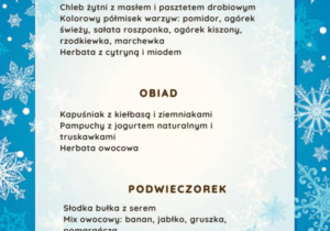 Jadłospis 26.01.2026 r.