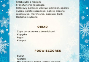 Jadłospis 28.01.2026 r.